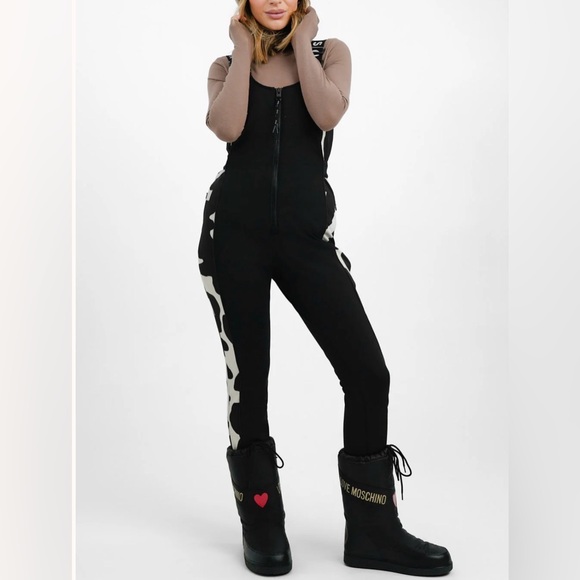 Topshop Jackets & Blazers - Topshop Sno Skinny Ski Sallopette In Cow Print | Size 6 | NWT